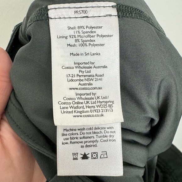 Eddie Bauer Woman’s  Outdoor Hiking Skirt Skort Gray Size 6 Built In Shorts - Picture 6 of 6